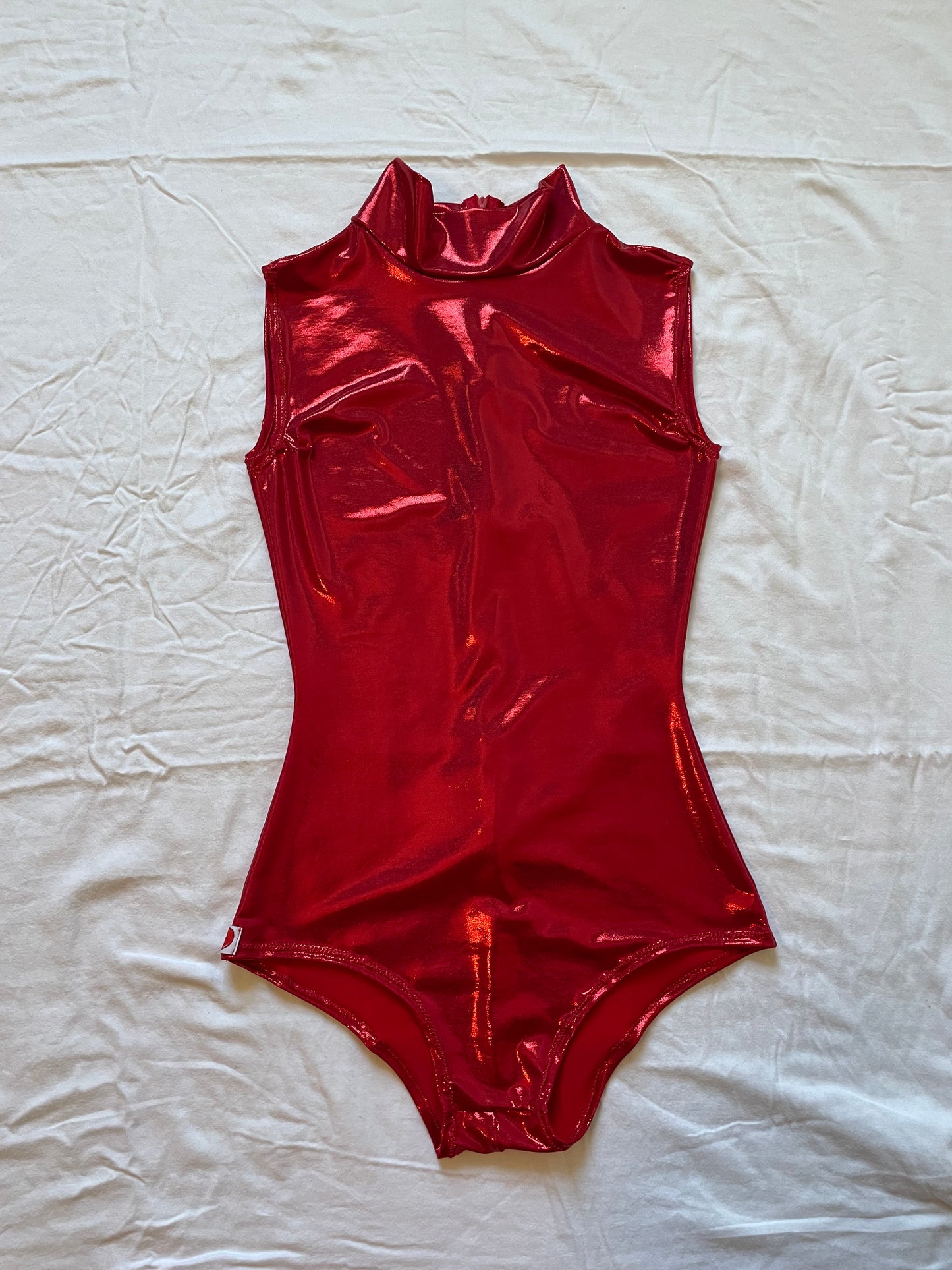 red bodysuit
