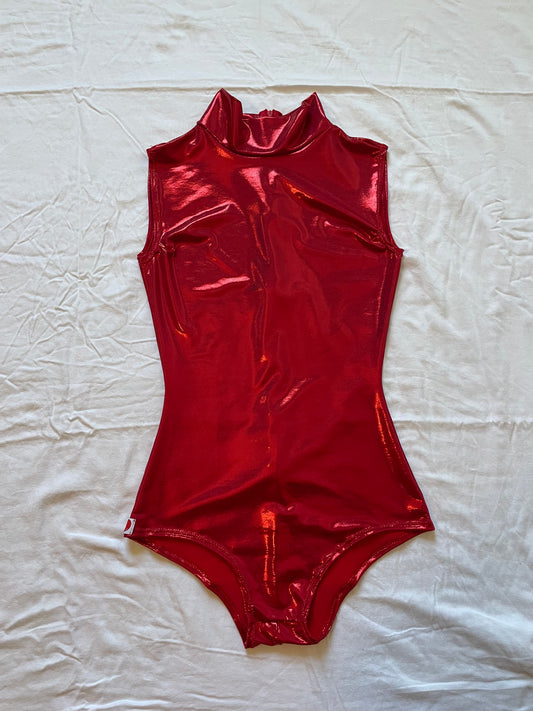 red bodysuit