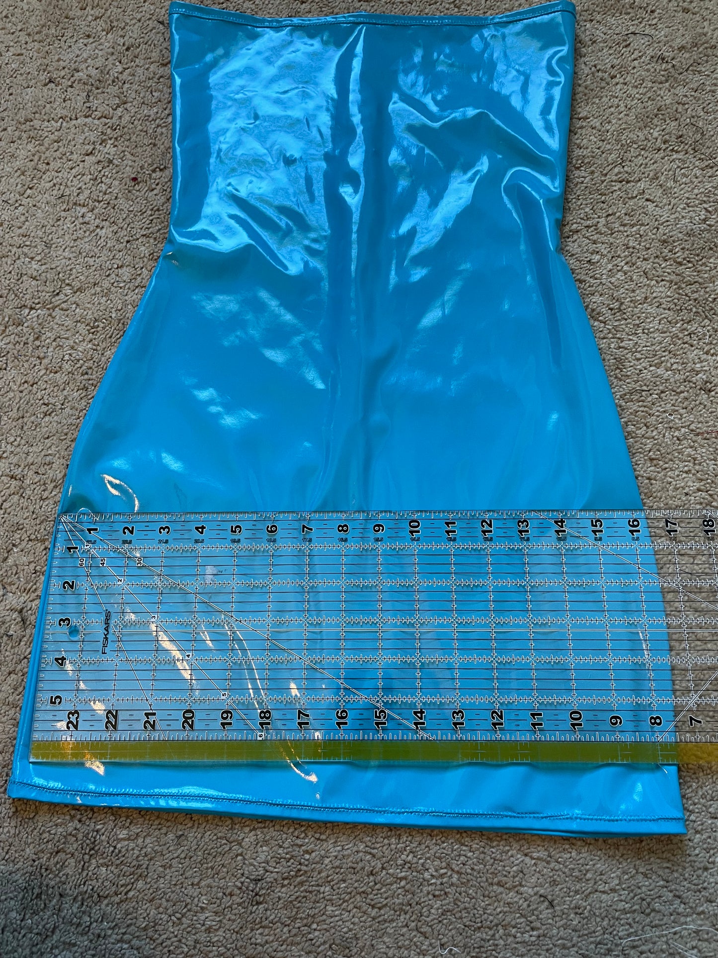 faux leather mini dress